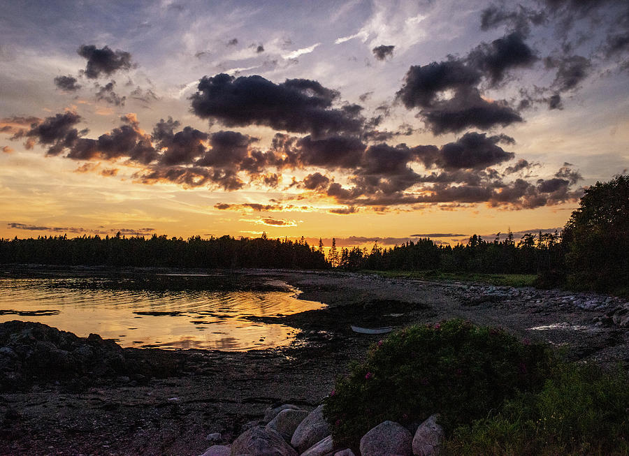 Sunset, Cove, Deer Isle Photograph by Charles Garrettson Fine Art America