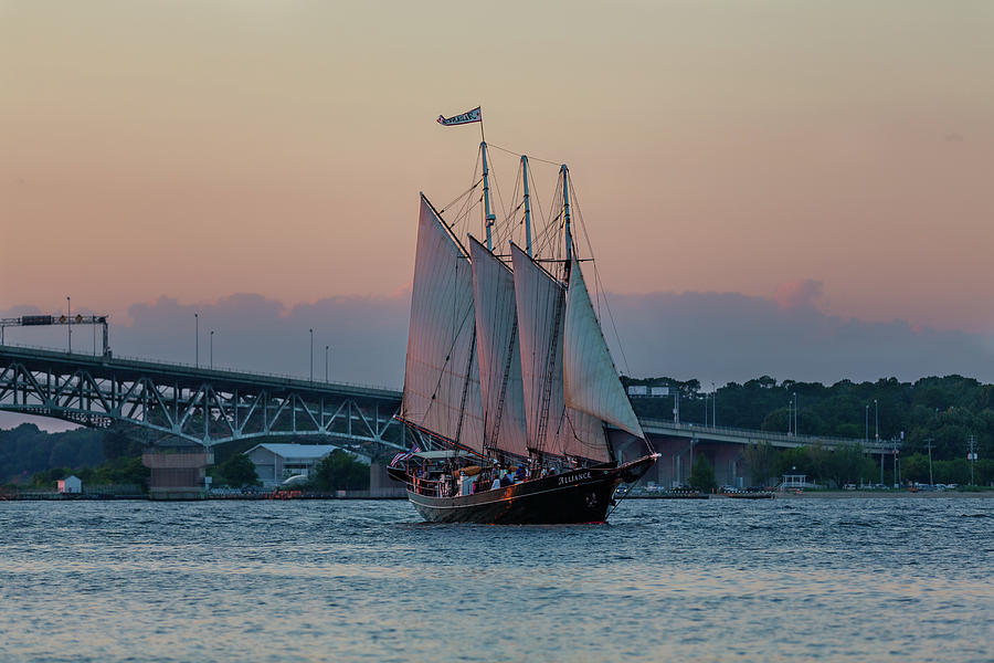 Sunset Cruise on the Alliance Photograph by Lara Morrison