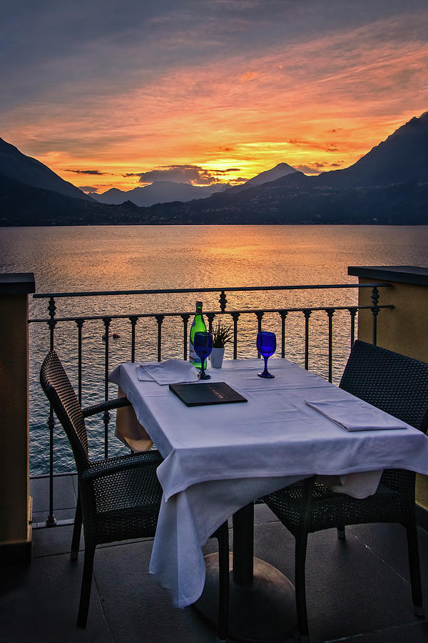 Sunset Dining Photograph by Carolyn Derstine