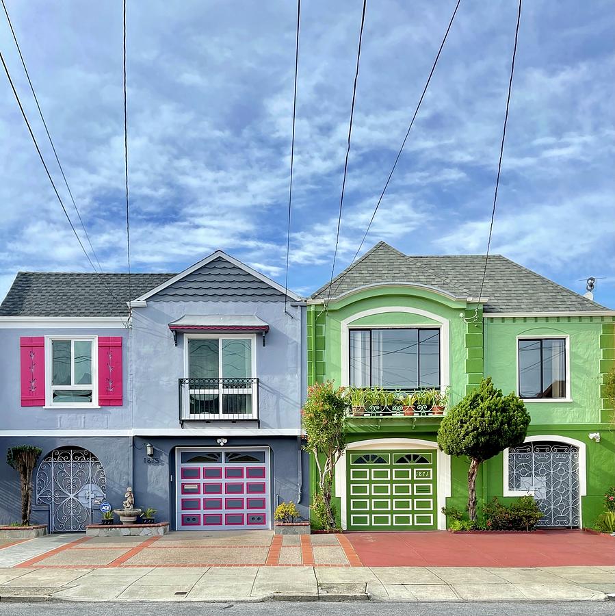 Sunset District Houses Photograph by Julie Gebhardt