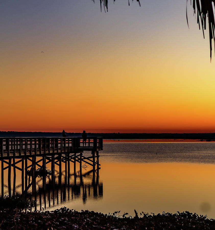 Sunset Dock Photograph by Mireyah Wolfe