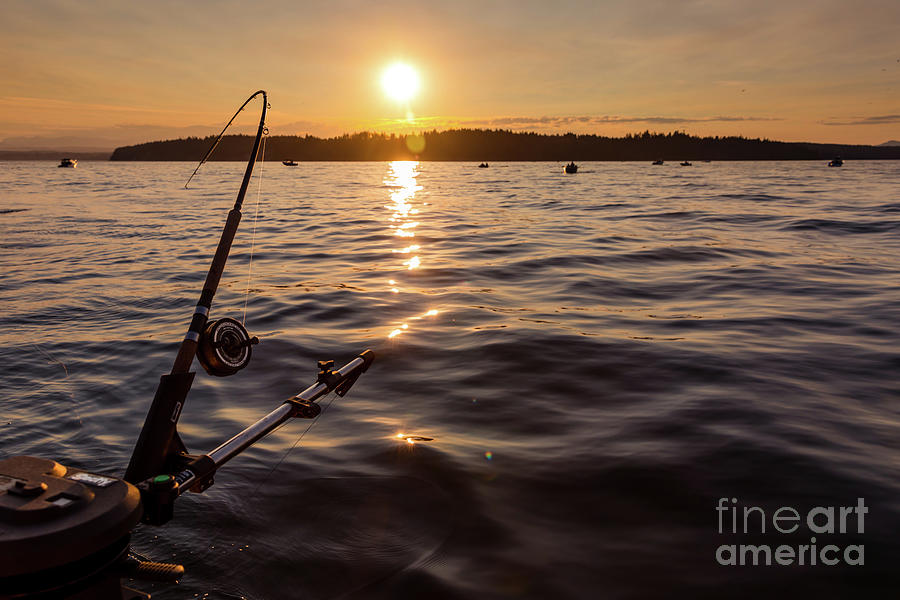 Sunset Fishing Retreat Photograph