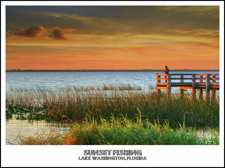 Sunset Fishing Photograph by Robert Harris