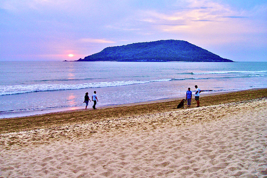 Sunset from a Beach in Mazatlan, Mexico Photograph by Ruth Hager