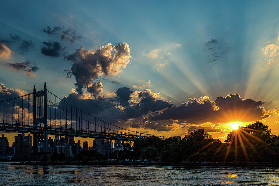 Sunset From Astoria Park Photograph by Chris Lord