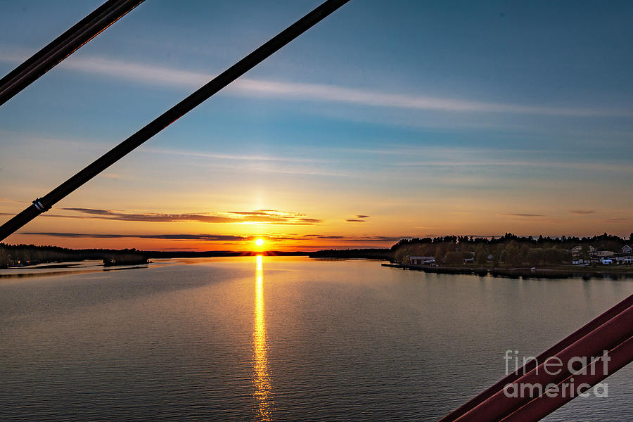 Sunset From The Bridge Photograph by Torfinn Johannessen