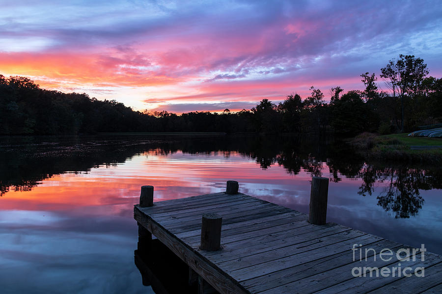 Sunset from the Dock - D012099 Photograph by Daniel Dempster