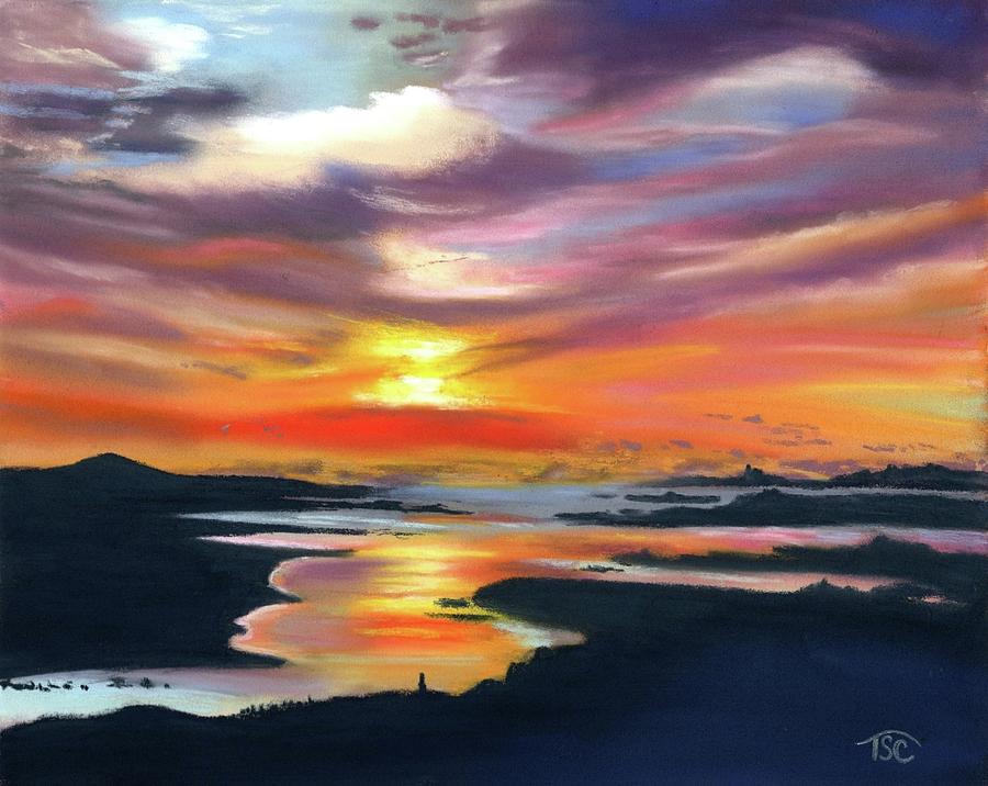 Sunset Glow Painting by Tammy Crawford