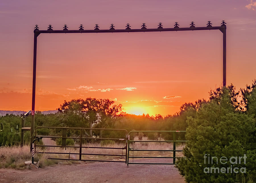 Sunset High Feather Ranch Photograph by Steven Natanson