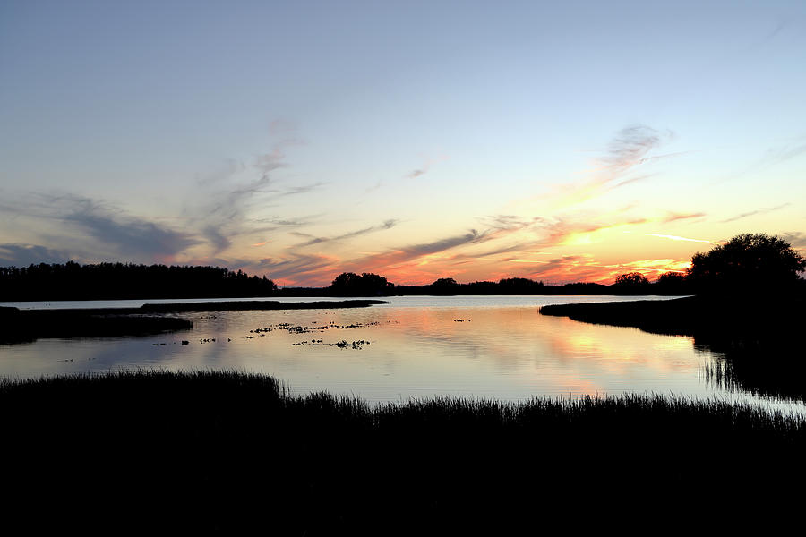 Sunset - Huckleberry Pond II Photograph by Edward Meehan - Fine Art America