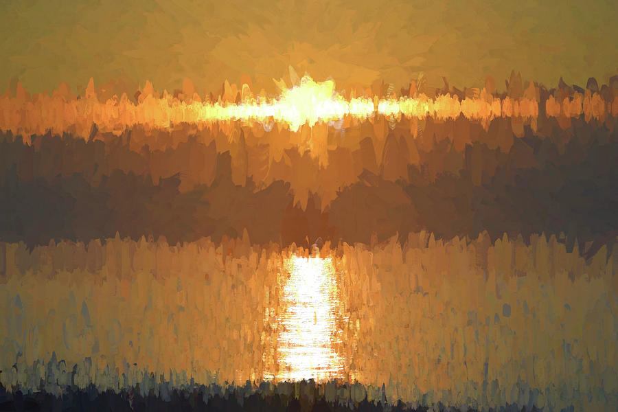 Sunset in Acrylic Photograph by Roberta Byram