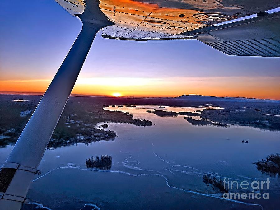 Sunset in Alaska Photograph by Pete Trenholm
