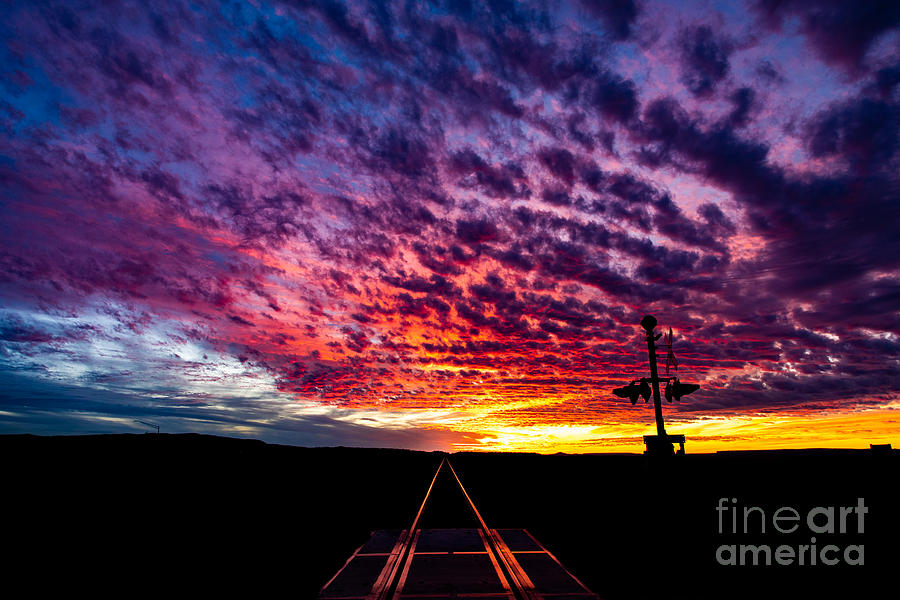 Sunset in Arizona Photograph by JD Smith
