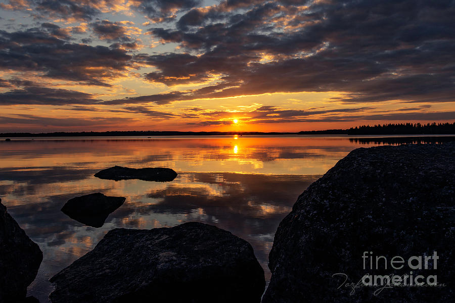 Sunset In August Photograph by Torfinn Johannessen