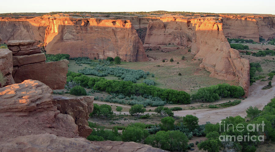 Sunset in Canyon de Chelly Photograph by Debby Pueschel