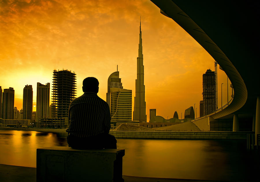 Sunset in Dubai Photograph by © Naufal MQ