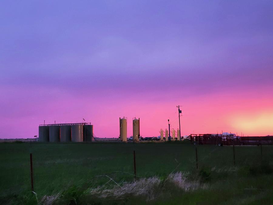 Sunset In El Reno, Oklahoma  Photograph by Ally White