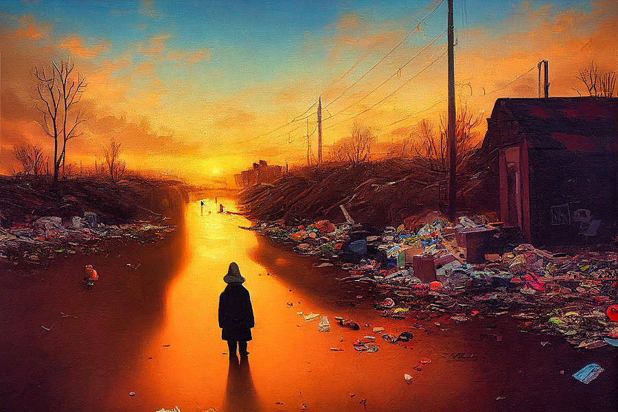 Sunset In Garbage Land 15 Digital Art by Craig Boehman
