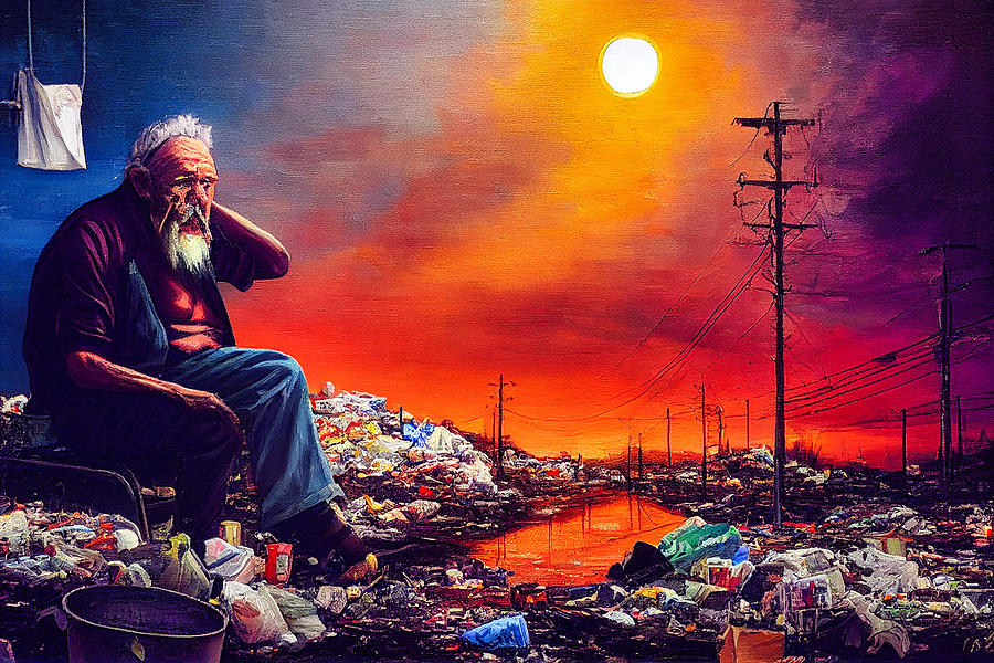 Sunset In Garbage Land 16 Digital Art by Craig Boehman