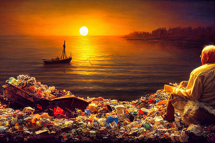 Sunset In Garbage Land 17 Digital Art by Craig Boehman