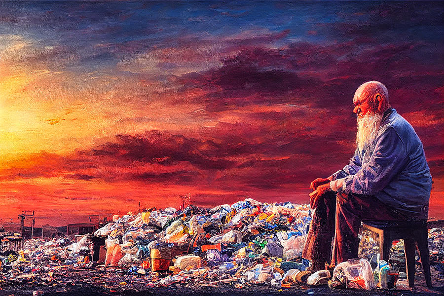 Sunset In Garbage Land 18 Digital Art by Craig Boehman