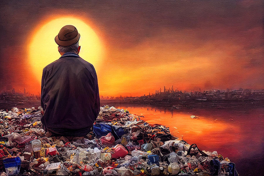 Sunset In Garbage Land 23 Digital Art by Craig Boehman
