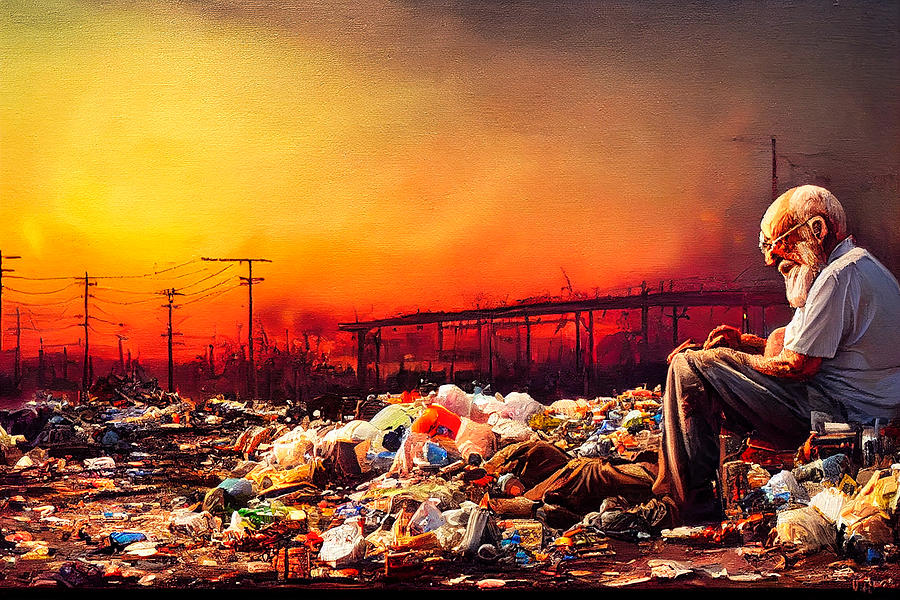 Sunset In Garbage Land 26 Digital Art by Craig Boehman