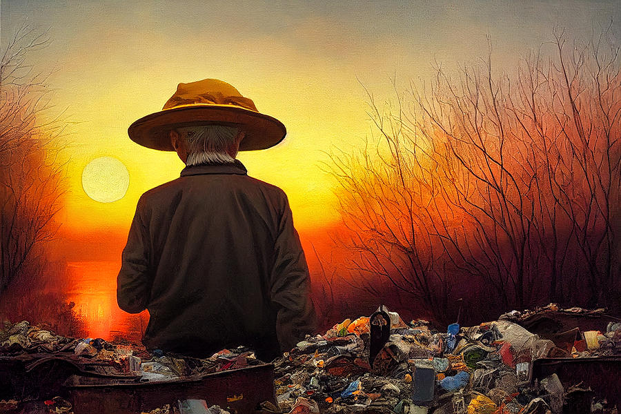 Sunset In Garbage Land 27 Digital Art by Craig Boehman