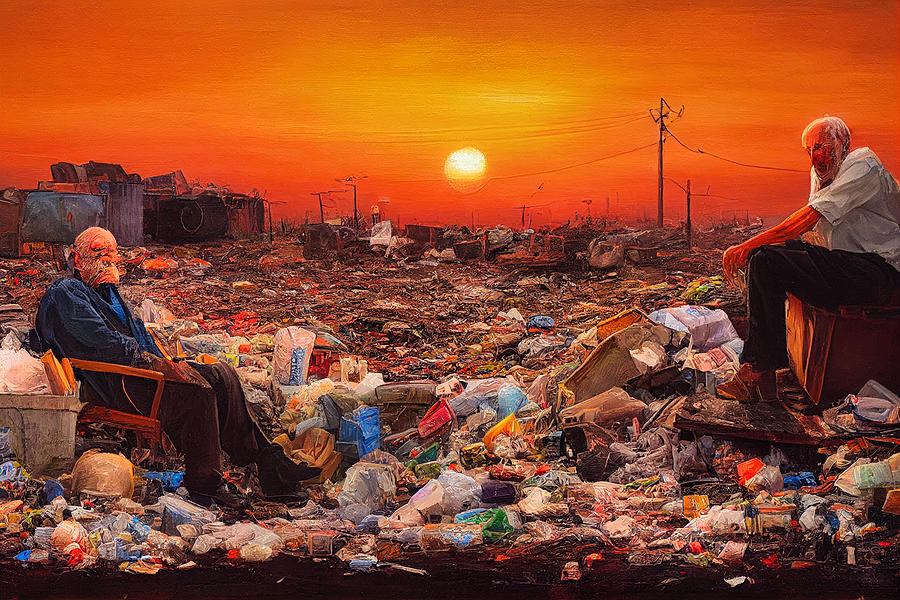 Sunset In Garbage Land 28 Digital Art by Craig Boehman