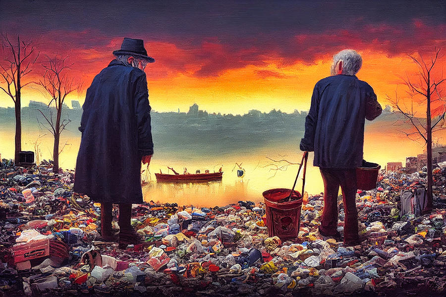Sunset In Garbage Land 34 Digital Art by Craig Boehman