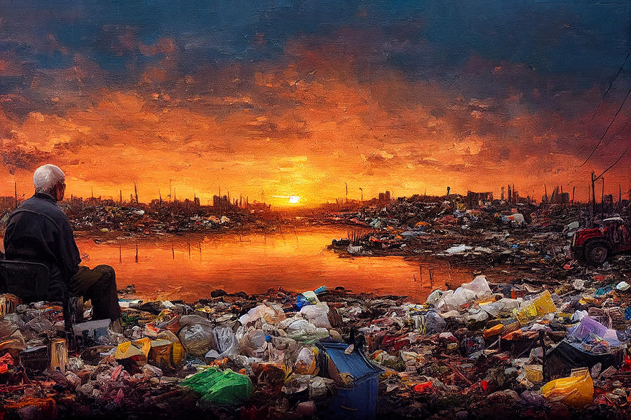 Sunset In Garbage Land 35 Digital Art by Craig Boehman