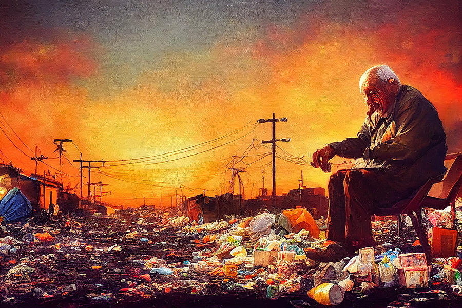 Sunset In Garbage Land 36 Digital Art by Craig Boehman