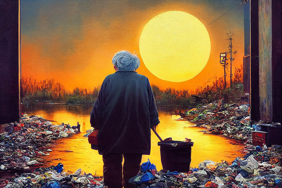 Sunset In Garbage Land 37 Digital Art by Craig Boehman