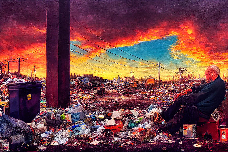 Sunset In Garbage Land 43 Digital Art by Craig Boehman