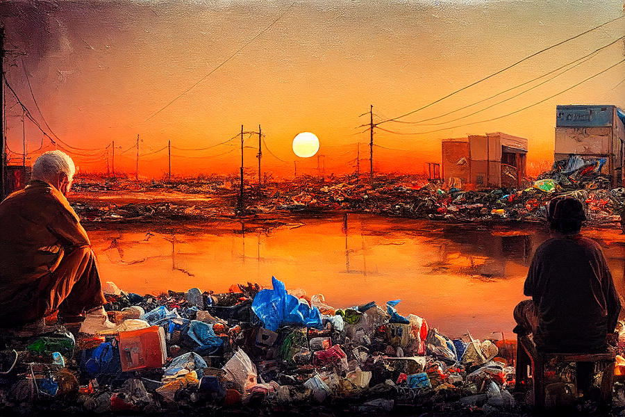 Sunset In Garbage Land 45 Digital Art by Craig Boehman