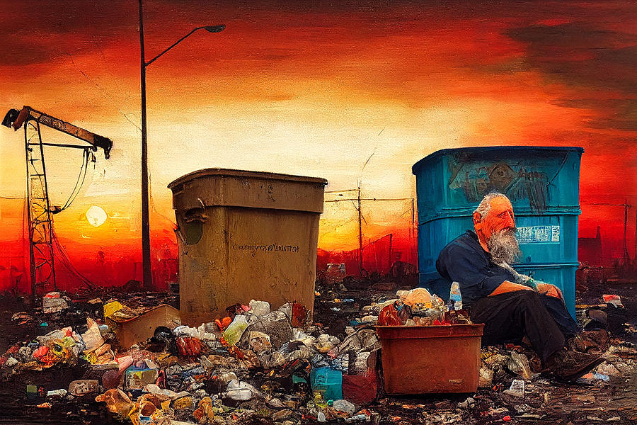 Sunset In Garbage Land 47 Digital Art by Craig Boehman