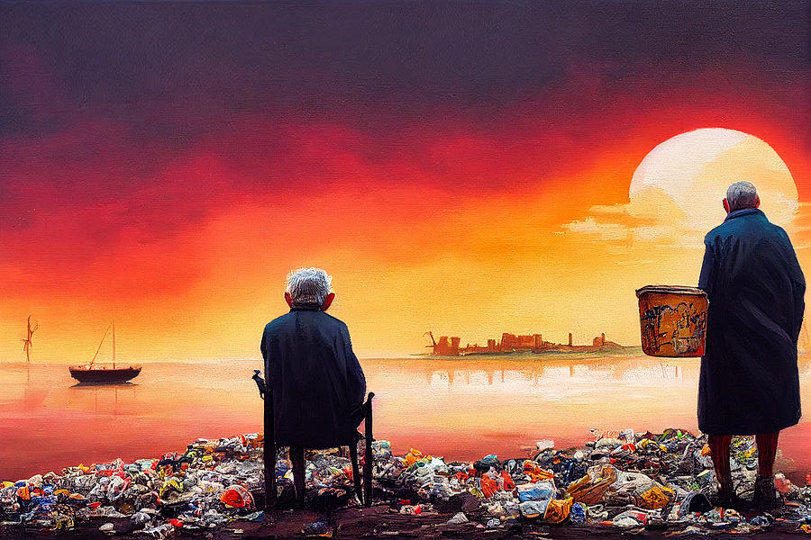 Sunset In Garbage Land 49 Digital Art by Craig Boehman