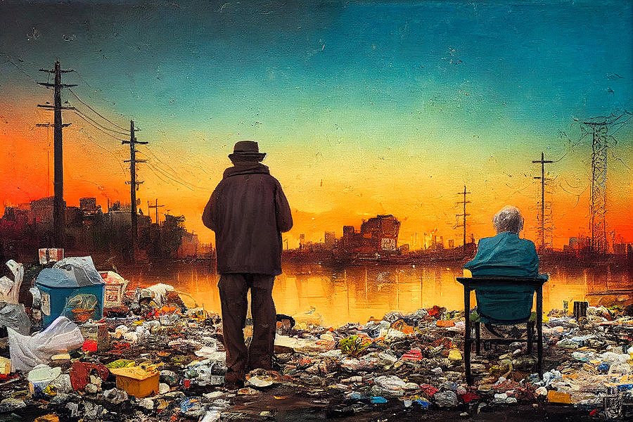 Sunset In Garbage Land 50 Digital Art by Craig Boehman