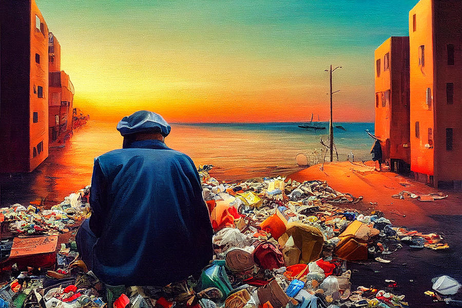 Sunset In Garbage Land 53 Digital Art by Craig Boehman