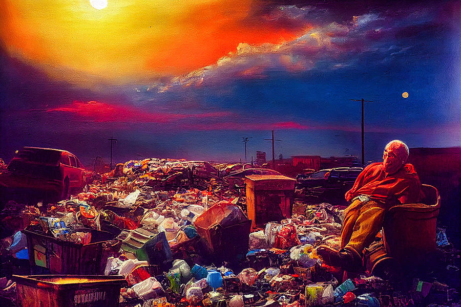 Sunset In Garbage Land 54 Digital Art by Craig Boehman