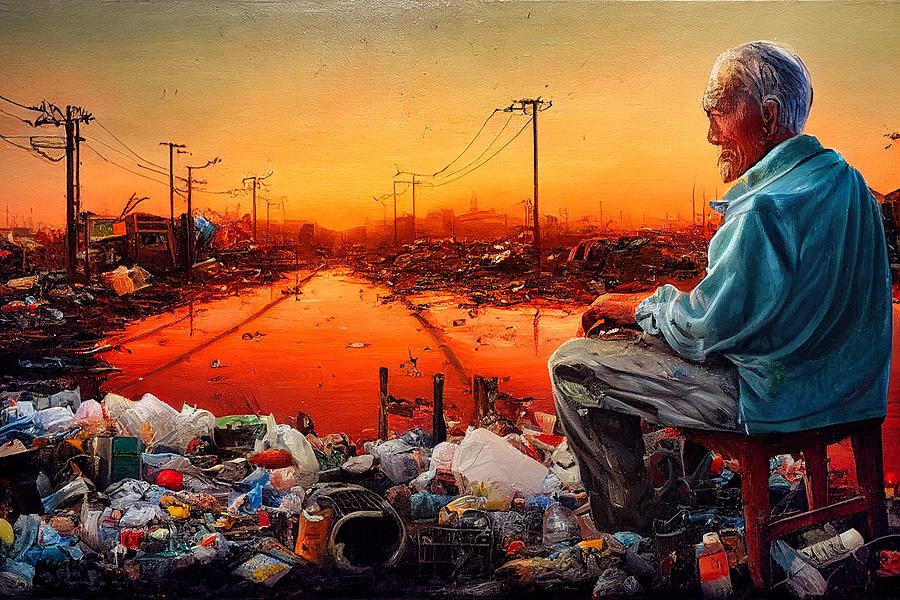 Sunset In Garbage Land 55 Digital Art by Craig Boehman