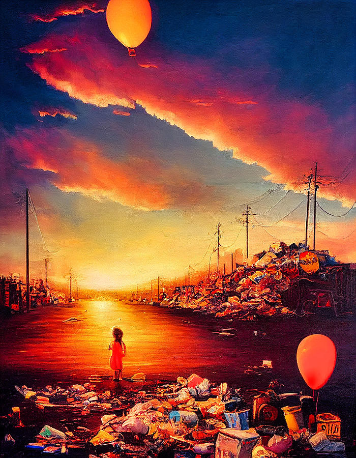 Sunset In Garbage Land 65 Digital Art by Craig Boehman