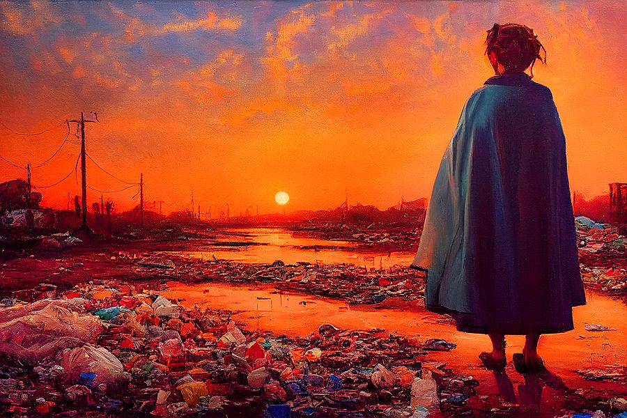 Sunset In Garbage Land 67 Digital Art by Craig Boehman