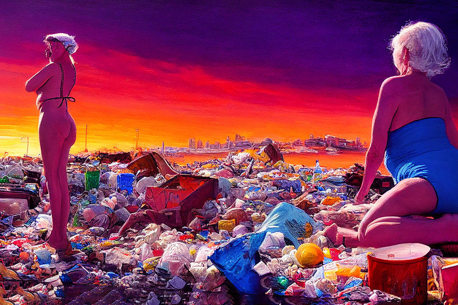 Sunset In Garbage Land 68 Digital Art by Craig Boehman
