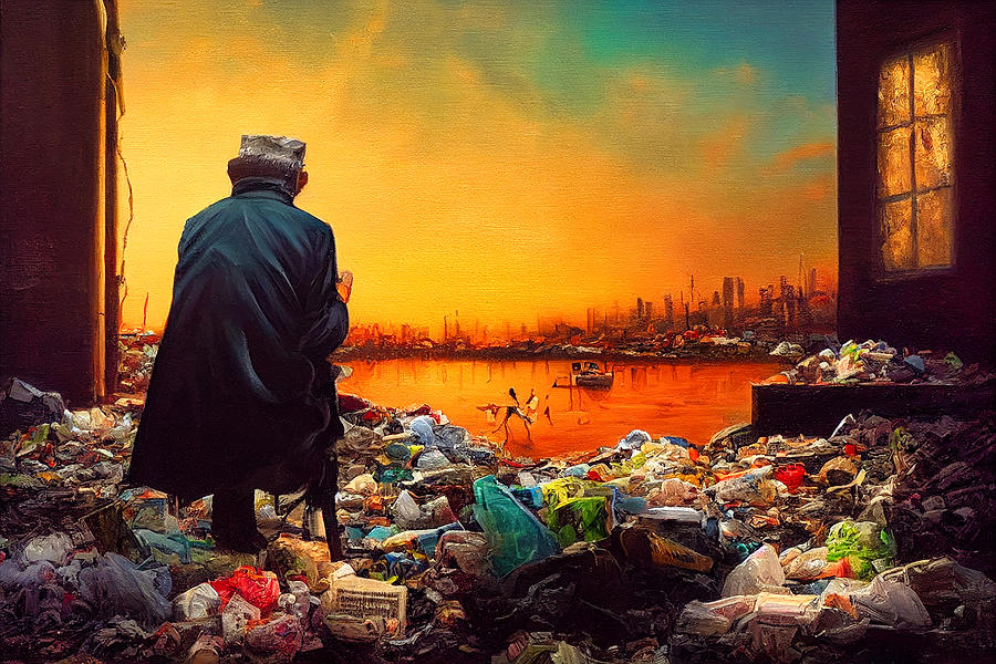 Sunset In Garbage Land 7 Digital Art by Craig Boehman