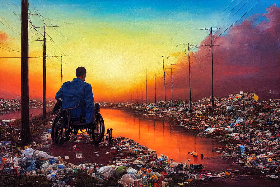 Sunset In Garbage Land 71 Digital Art by Craig Boehman