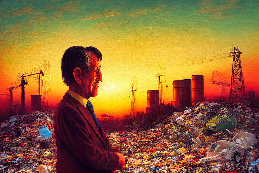 Sunset In Garbage Land 74 Digital Art by Craig Boehman