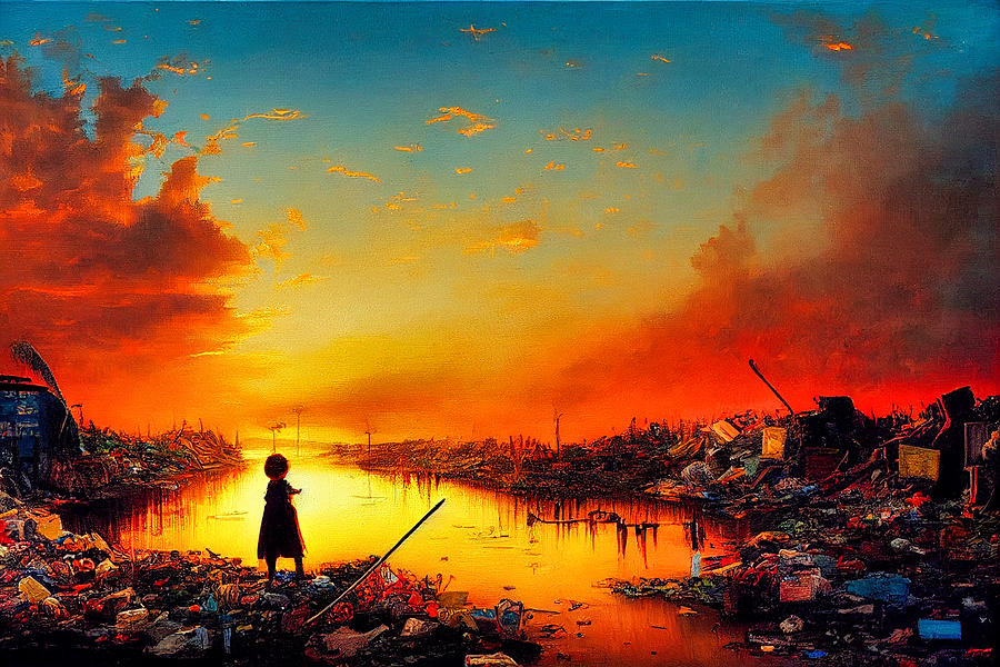 Sunset In Garbage Land 76 Digital Art by Craig Boehman