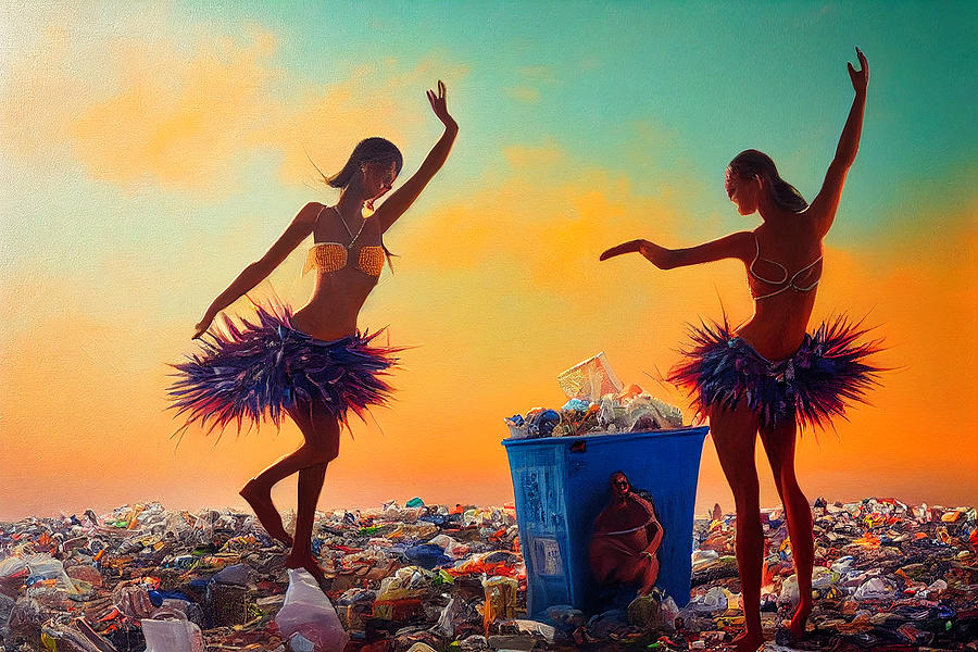 Sunset In Garbage Land 79 Digital Art by Craig Boehman