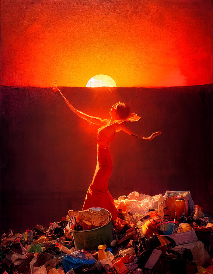 Sunset In Garbage Land 80 Digital Art by Craig Boehman